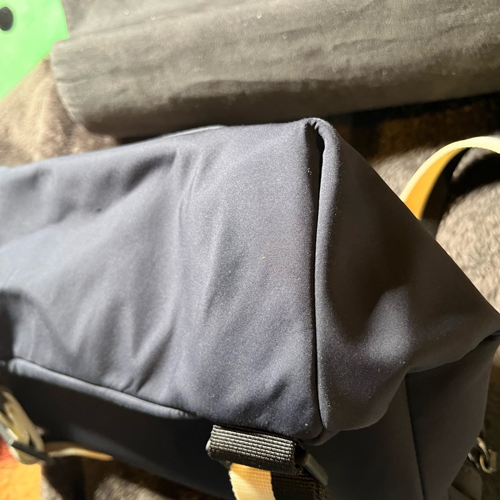 Kate Spade New York "That's The Spirit" convertible backpack in navy blue nylon - Picture 8 of 14
